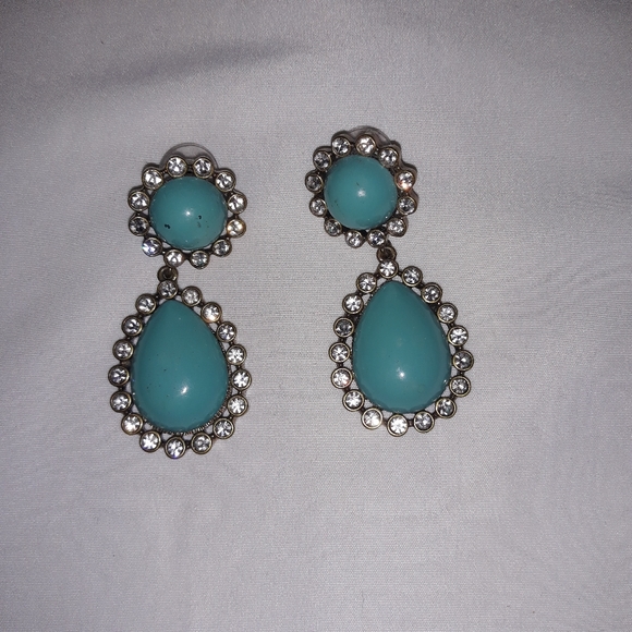 Talbots turquoise earrings - Picture 4 of 4
